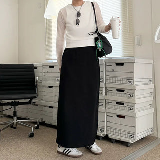 Round neck summer knit