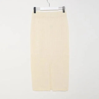 Patterned knit skirt