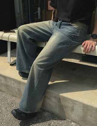 1 + 1 Wide Denim Pants (3 colors)