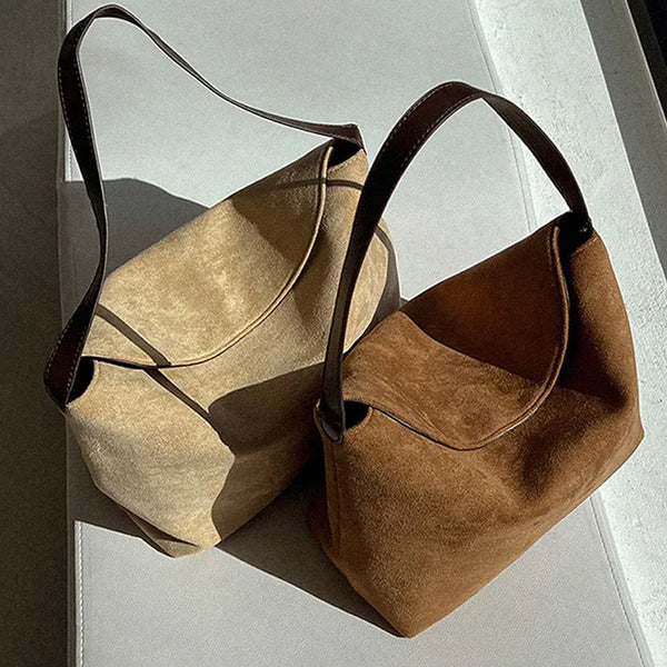 Suede bag