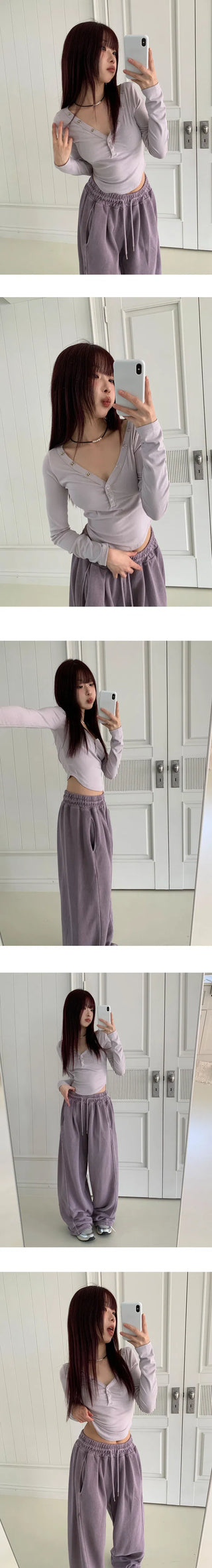 Overlong Pigment Two-Way Training Pants - 5 Colors