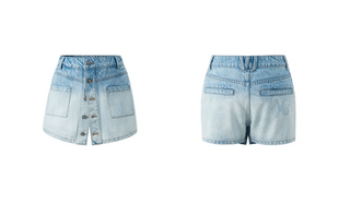[NOTAWEAR] Button Denim Skort