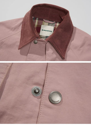 [Monterest] Corduroy Collar Multi-Pocket Field Jacket