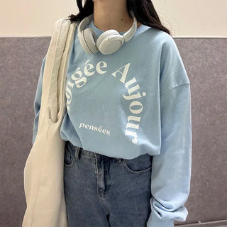 Slit sweatshirt