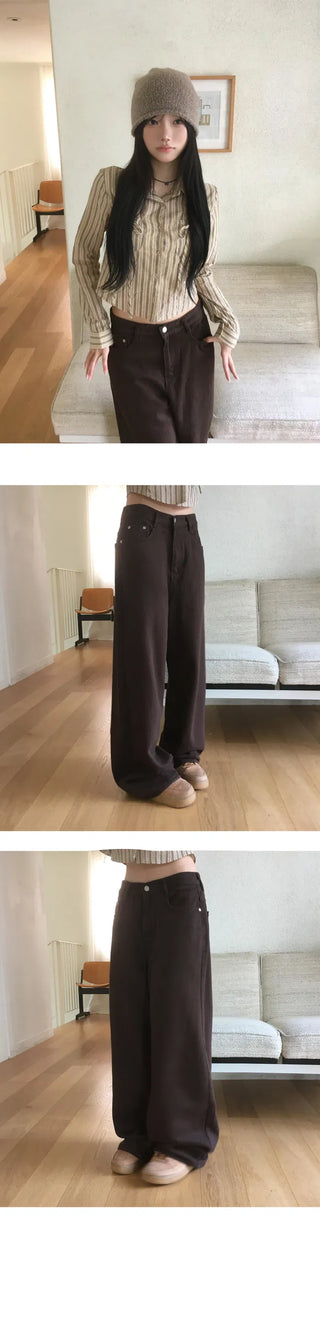 Brownie Wide Cotton Pants - 5 colors