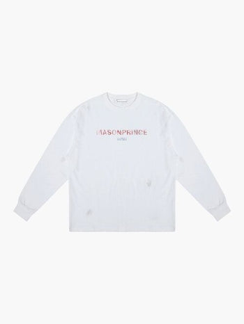 [MASONPRINCE] Print Distressed Slub Set