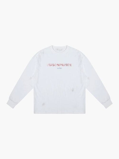[MASONPRINCE] Print Distressed Slub Set