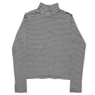 (4 colors) High-neck T-shirt