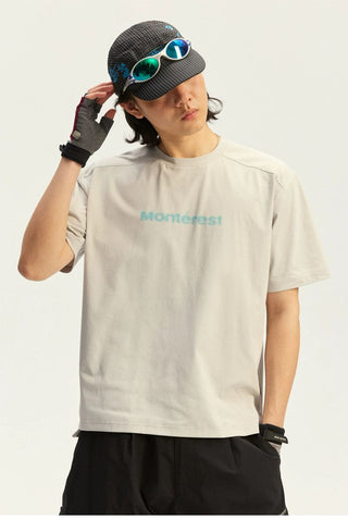 [Monterest] Quick-Dry Antibacterial Logo T-Shirt