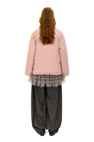 [Moromoro2] Bow Pocket Down Jacket