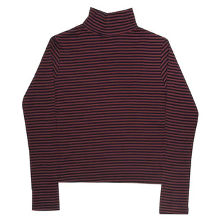 (4 colors) High-neck T-shirt