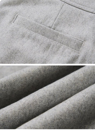 [Monterest] Wool Blend Wide Cargo Work Pants