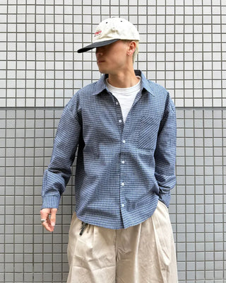 Two-pleat Bermuda shorts