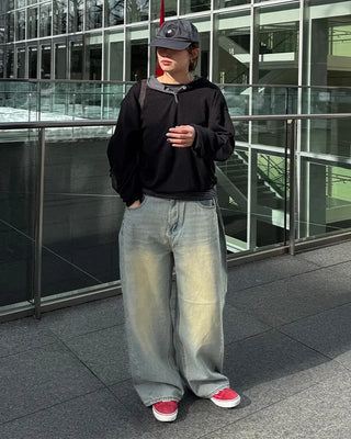 (Unisex) Fade Denim Pants