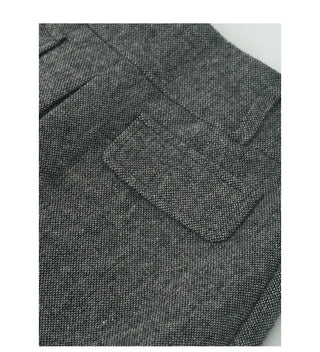 High-waisted A-line skort