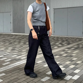 Non-faded engine denim