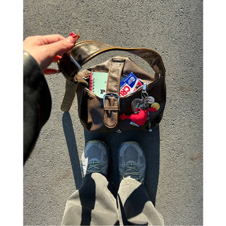 Vintage belt shoulder bag