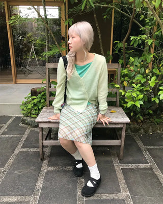 See-through cardigan