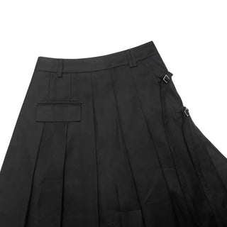 (2 colors) Wide-leg skirt pants