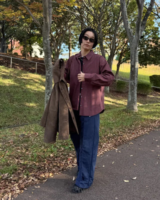 Cotton check shirt