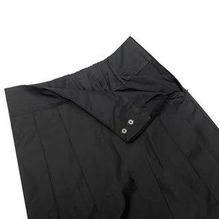 Belted pleated skirt