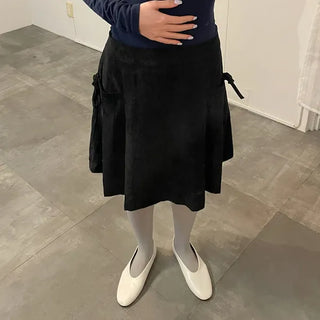 Corduroy Ribbon Skirt