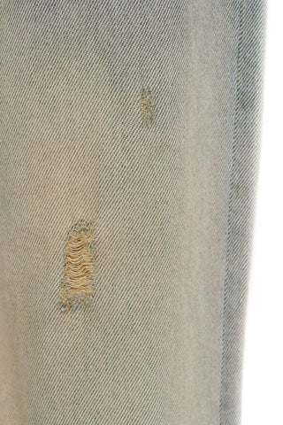 [Moromoro2] Washed Pleated Wide Leg Jeans