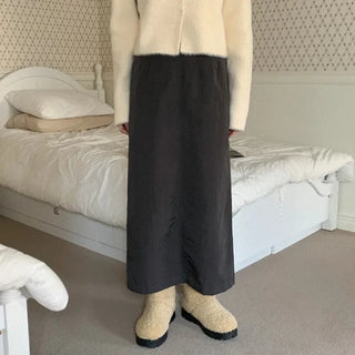 Chocolate Down Skirt