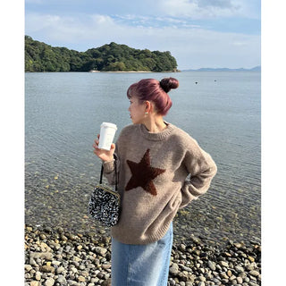 Star pattern sweater
