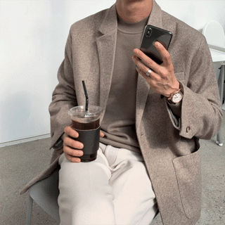 Standard Herringbone Wool Jacket (2 colors)