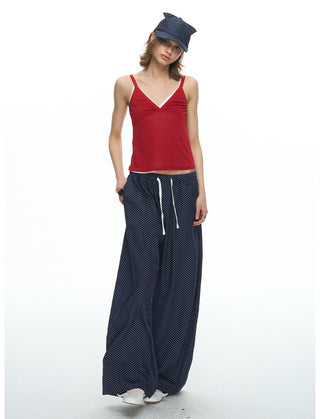 [NECY] Mini Dot Allover Print Wide Pants (2color)