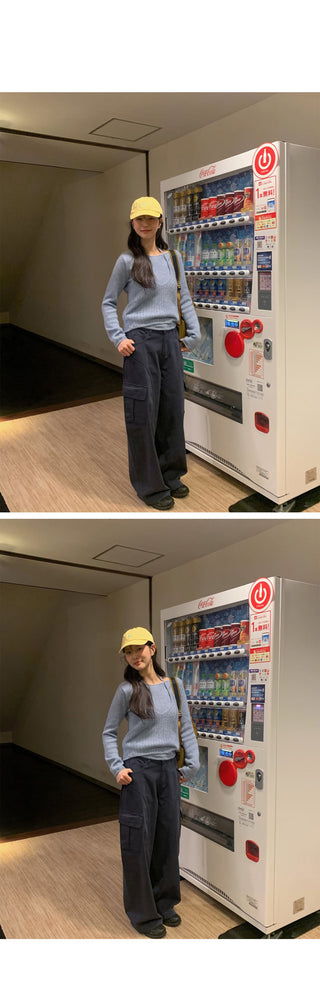 Multi-panel cargo pants
