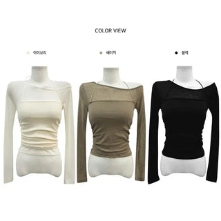 Hire Layered Lace Bolero Set - 3 Colors