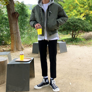 Celeb Down Bomber Jacket (2 colors)