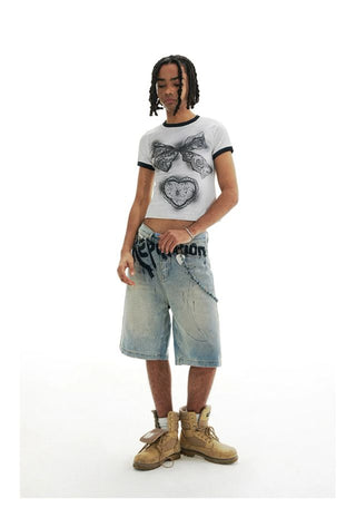 CONP Race Graphic Slim T-Shirt (White)