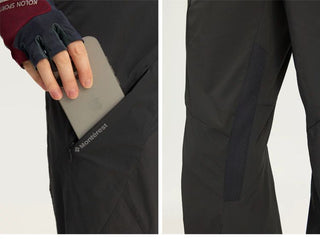 [Monterest] Water-Resistant Textured Flare Pants