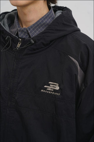[MASONPRINCE] Reversible Hooded Coach Jacket