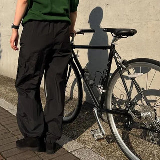 Casual nylon cargo pants
