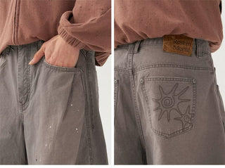 [Monterest] Washed Double Pleat Wide Pants
