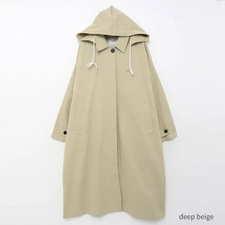 2-way hooded trench coat