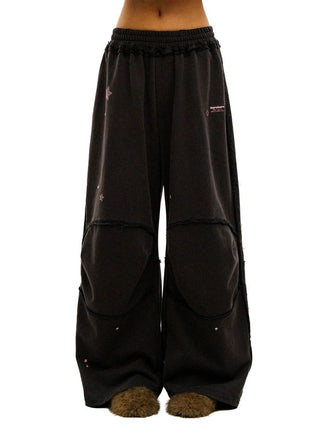 [Moromoro2] Star Studded Distressed Hoodie &  Pants
