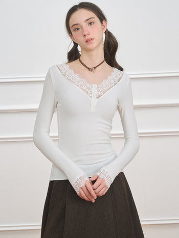 [NECY] V Neck Tops