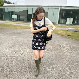Flower mini dress