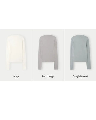 Mock neck top