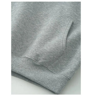 Lettering Two-Tone Hooded T-Shirt