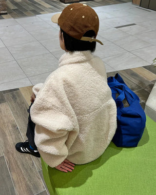 Warm Button Fleece Anorak