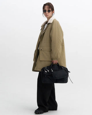 [7th Re-release] (ORIGINAL) Middle Multi-Pocket Crossbody Bag (black)