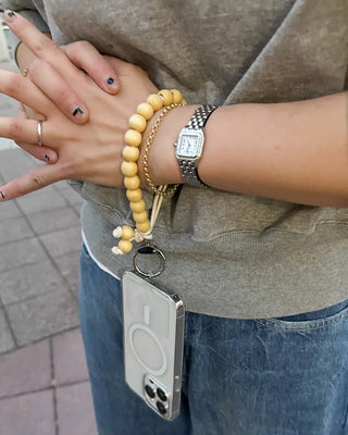 [7th Re-release] (ORIGINAL) Cord Knot Wood Keyring (natural)