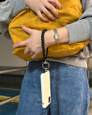 [7th Re-release] (ORIGINAL) Cord Knot Wood Keyring (black)