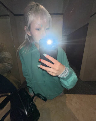 Oversized Basic Zip Hoodie